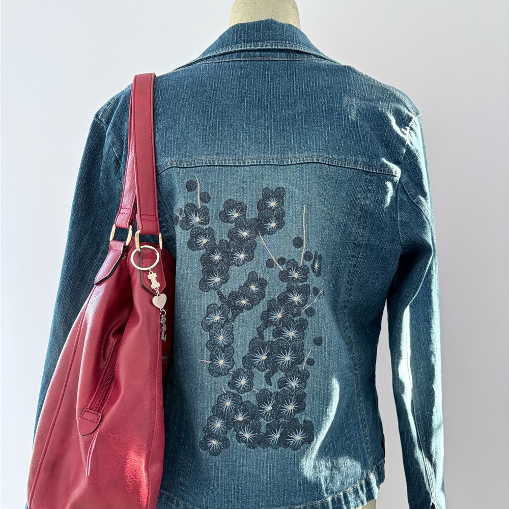 Floral Denim Jacket